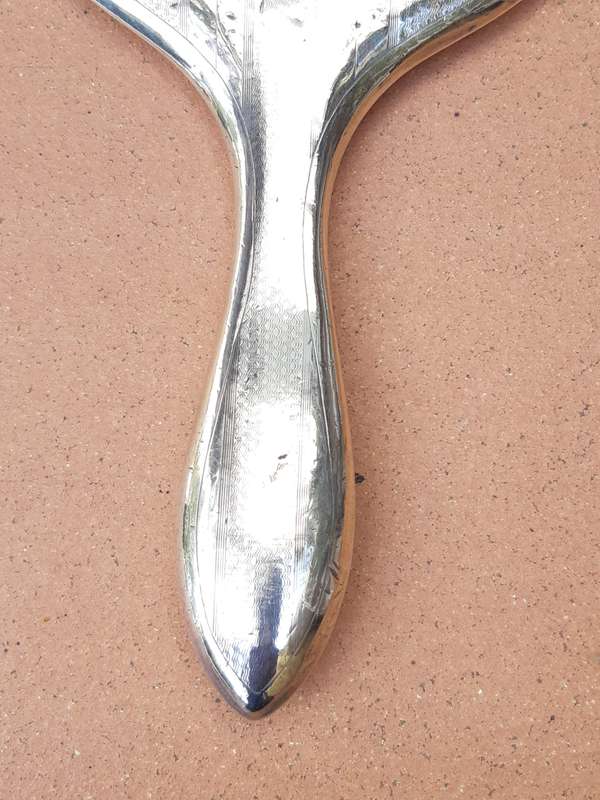Silver Plated Hand Mirror