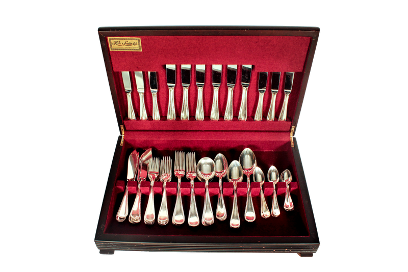 Katz & Lourie Jewellers EPNS Cutlery Set in Canteen. 6 Place - 62 piece.