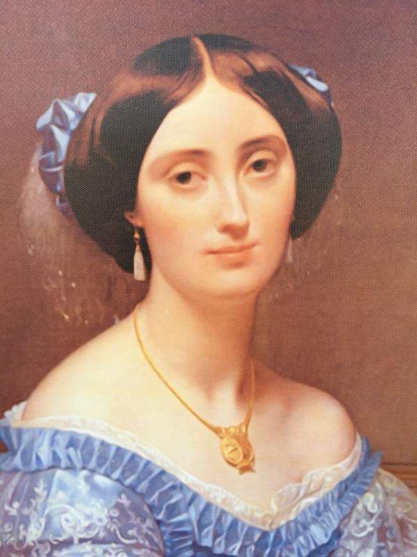 Canvas - Lady in the Blue Dress