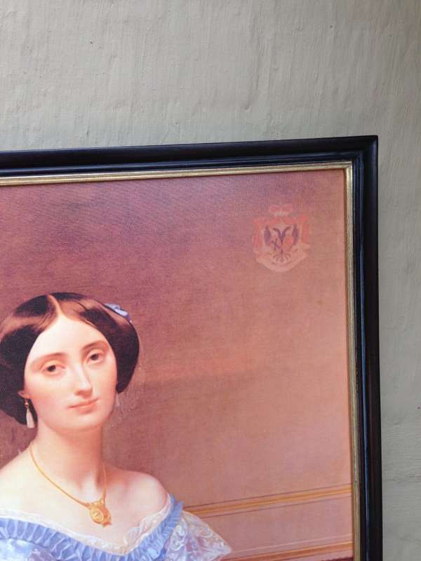 Canvas - Lady in the Blue Dress