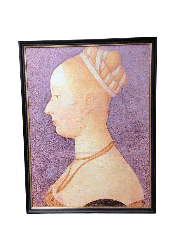Canvas - Lady with Hair Bun