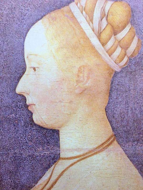 Canvas - Lady with Hair Bun