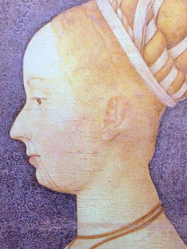 Canvas - Lady with Hair Bun