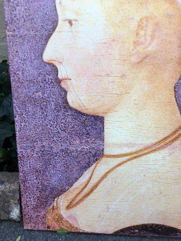 Canvas - Lady with Hair Bun