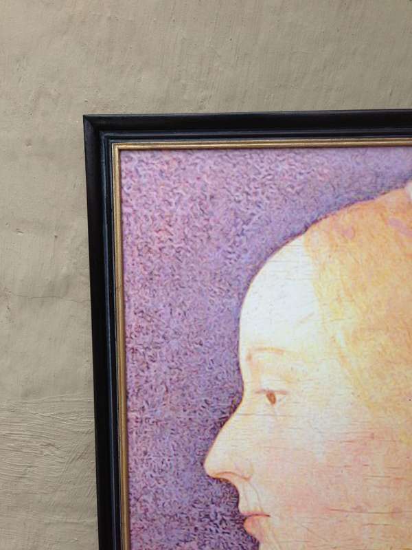 Canvas - Lady with Hair Bun