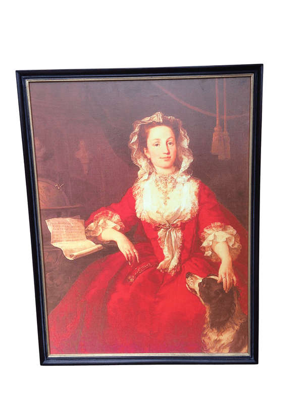 Canvas - Lady in a Red Dress