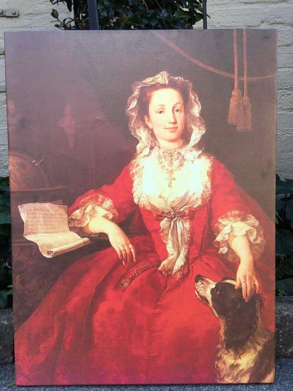 Canvas - Lady in a Red Dress