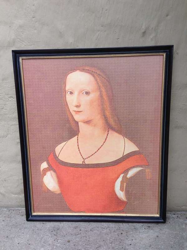 Canvas - Lady with Necklace