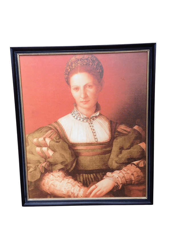 Canvas - Lady with Collar Dress