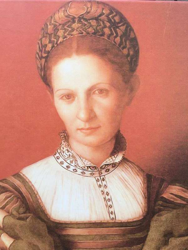 Canvas - Lady with Collar Dress