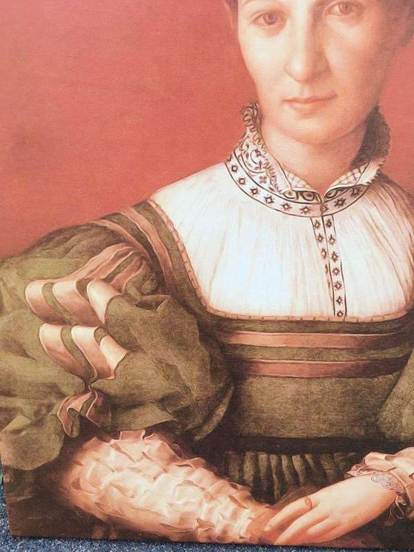 Canvas - Lady with Collar Dress