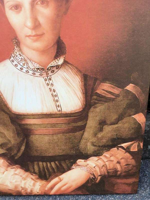 Canvas - Lady with Collar Dress