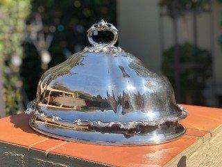 Antique Shefflied Plate Food Dome, A.B. Savory & Sons, London, Circa 1830
