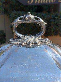 Antique Shefflied Plate Food Dome, A.B. Savory & Sons, London, Circa 1830