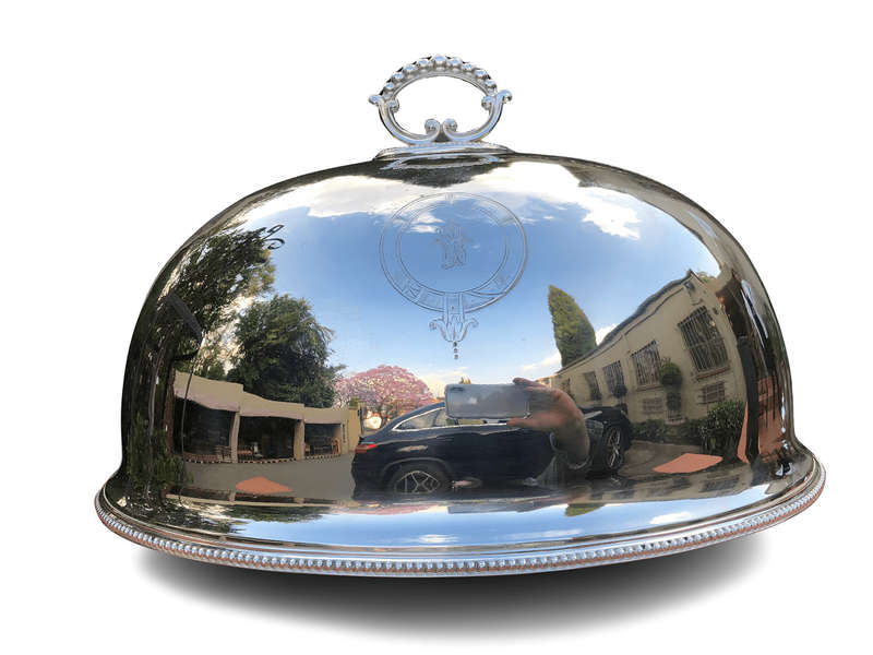 Silver Plate Food Dome