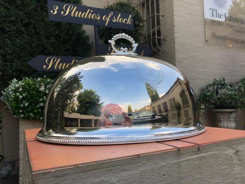 Silver Plate Food Dome