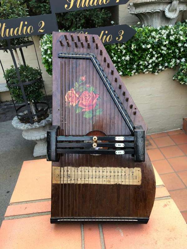 An Autoharp by Charles Zimmerman Circa 1888 in Perspex Display Box