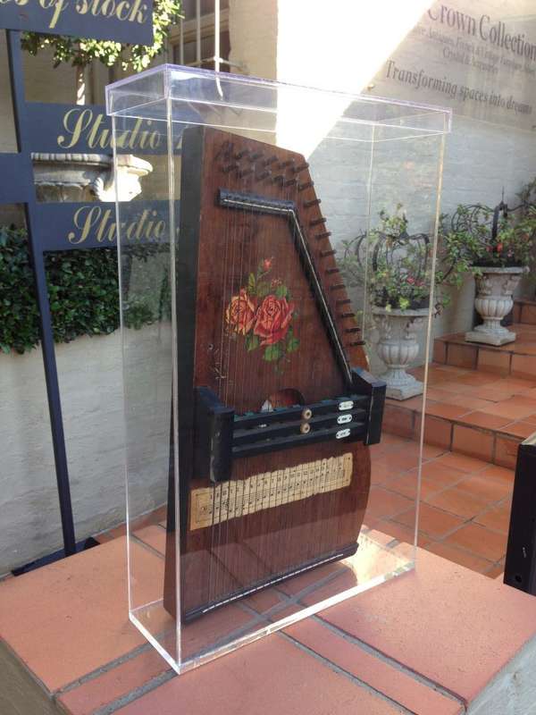 An Autoharp by Charles Zimmerman Circa 1888 in Perspex Display Box