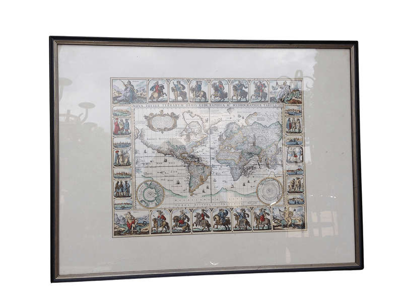 Nova Totius Terrarum Orbis Goegraphics AC Hydrographica Tabula Print