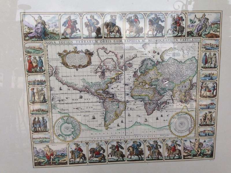Nova Totius Terrarum Orbis Goegraphics AC Hydrographica Tabula Print