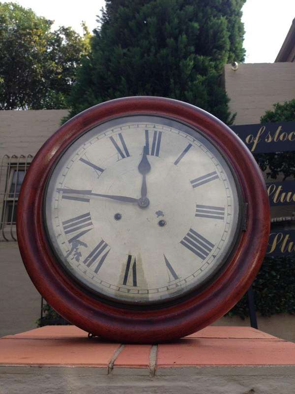 Station Clock With Winder, Some Distress