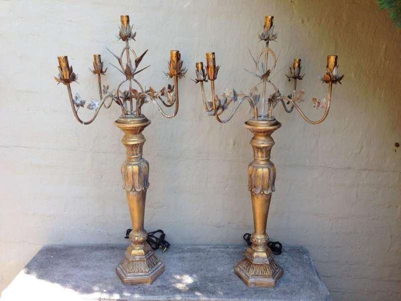 A Large Pair of Candelabras