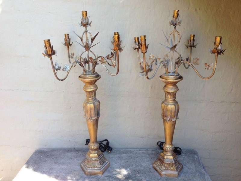 A Large Pair of Candelabras