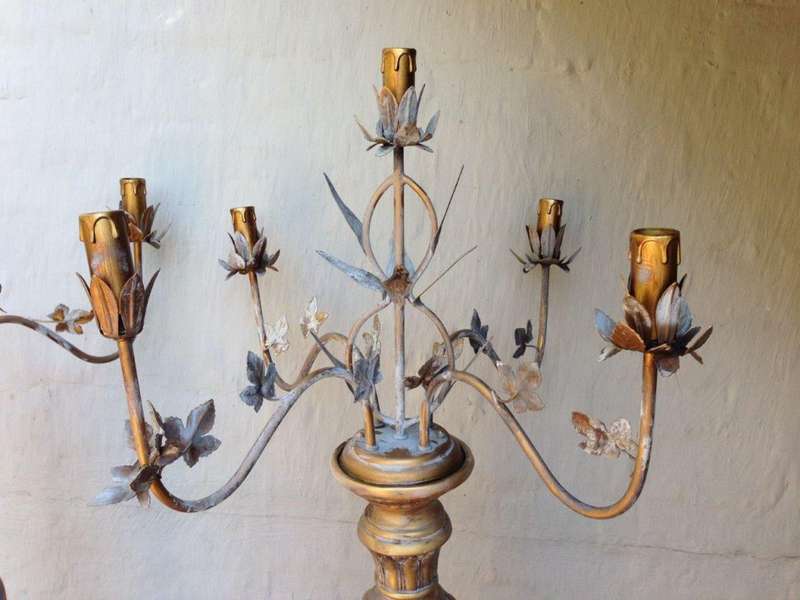 A Large Pair of Candelabras