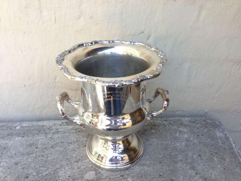 Silver Plated Champagne /Wine Cooler by Emess