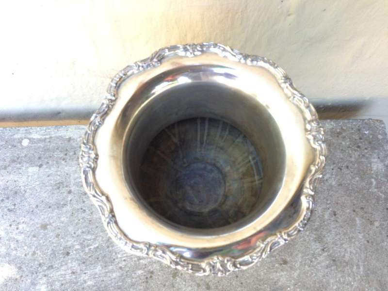 Silver Plated Champagne /Wine Cooler by Emess