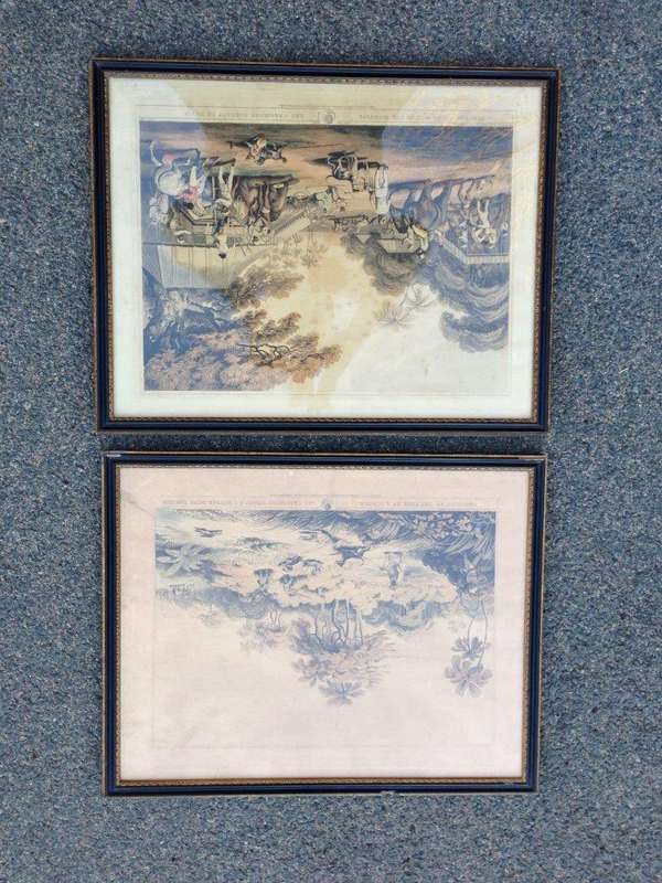Set Of 11 Samuel Howitt And Captain Thomas Williamson Hand Coloured Etchings