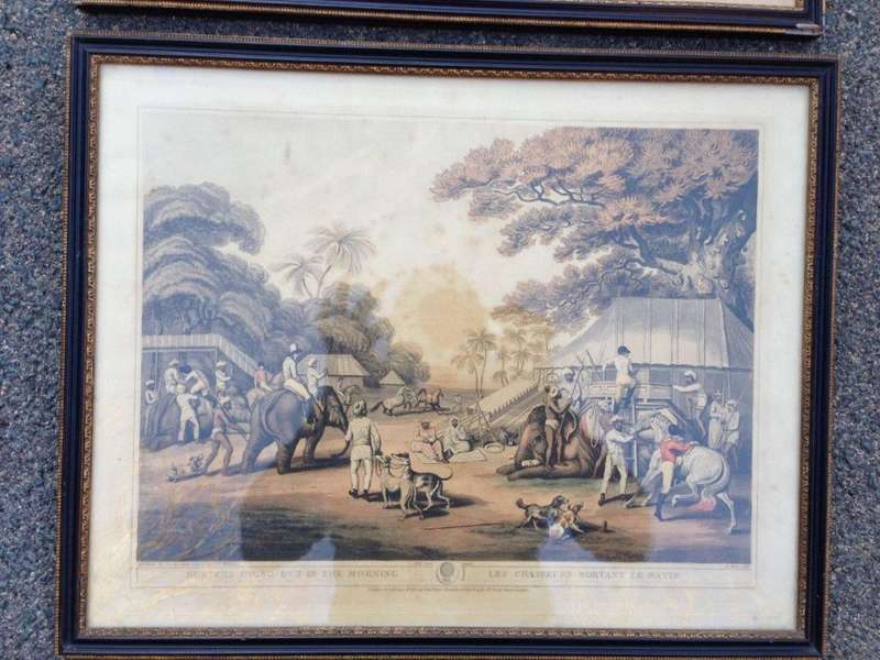 Set Of 11 Samuel Howitt And Captain Thomas Williamson Hand Coloured Etchings