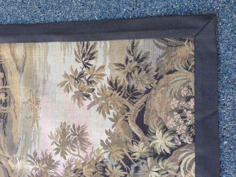 19th Century French Tapestry Depicting Pastoral Scene
