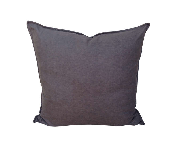 Grey Imported English Linen Cushion (Single) 600x600 - ND