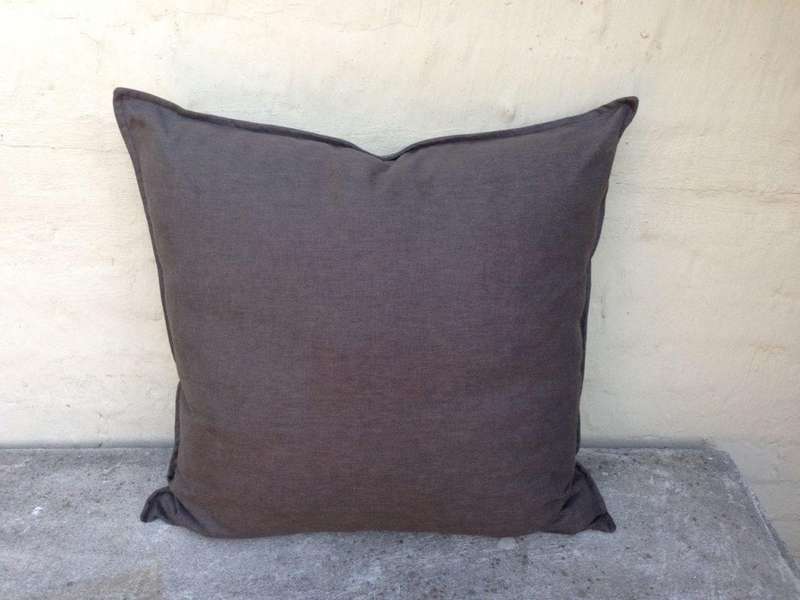 A Dark Grey Cushion