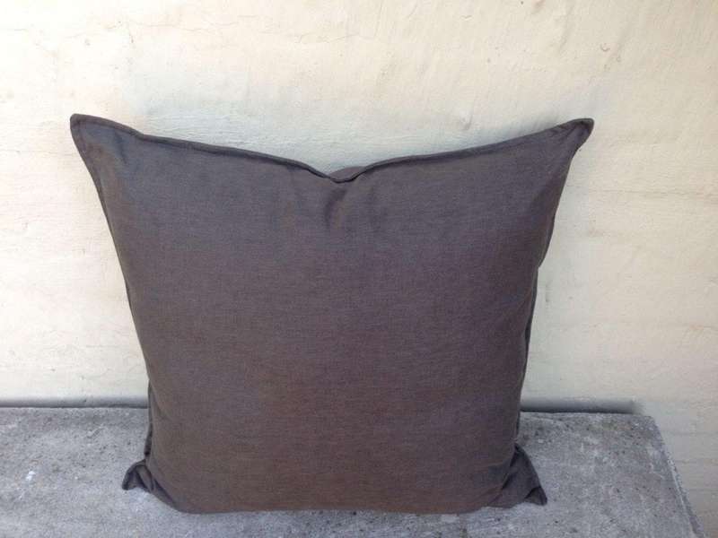 A Dark Grey Cushion