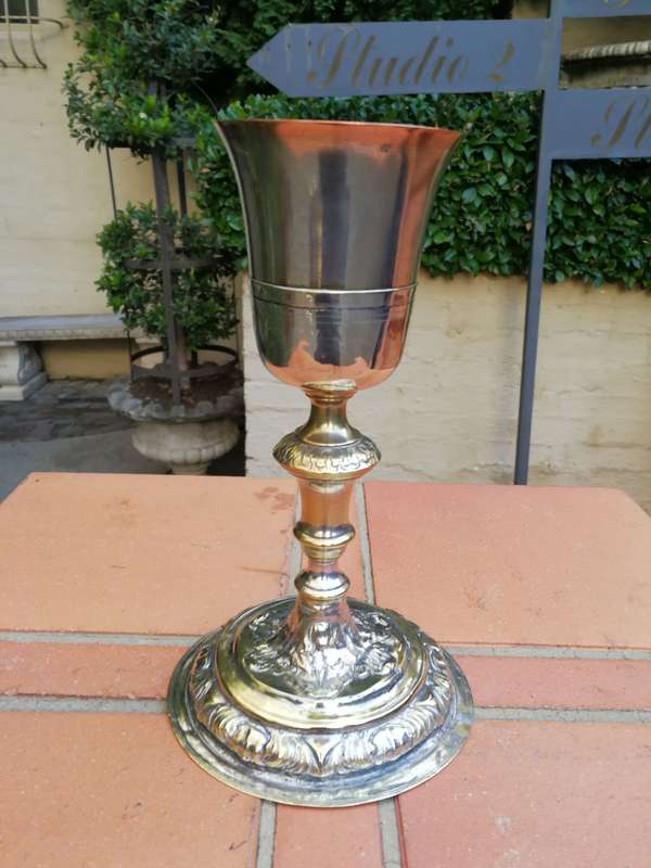 Set of 3 19th Century Silverplate Chalices