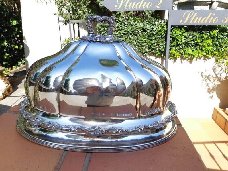 Silverplate Meat Dome