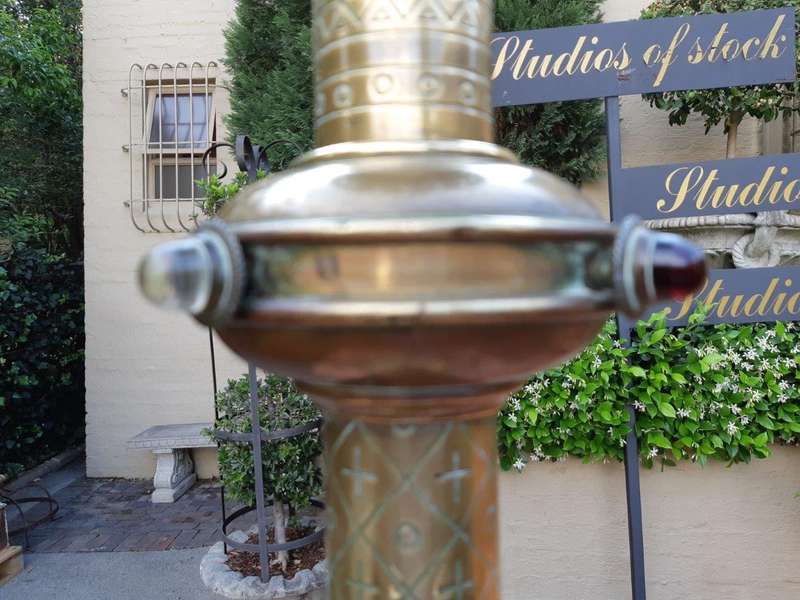 19th Century Brass Pricket Alter Candle Holder
