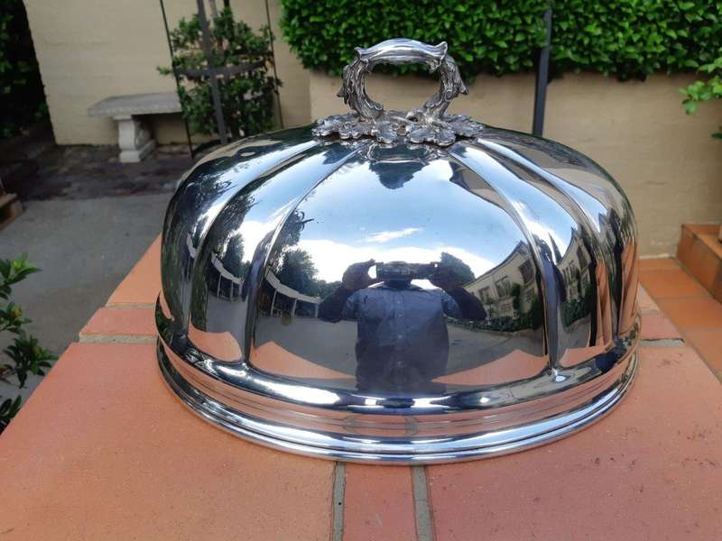 Silver Plate Food Dome
