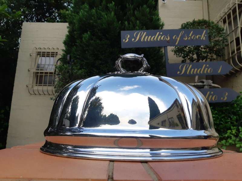 Silver Plate Food Dome