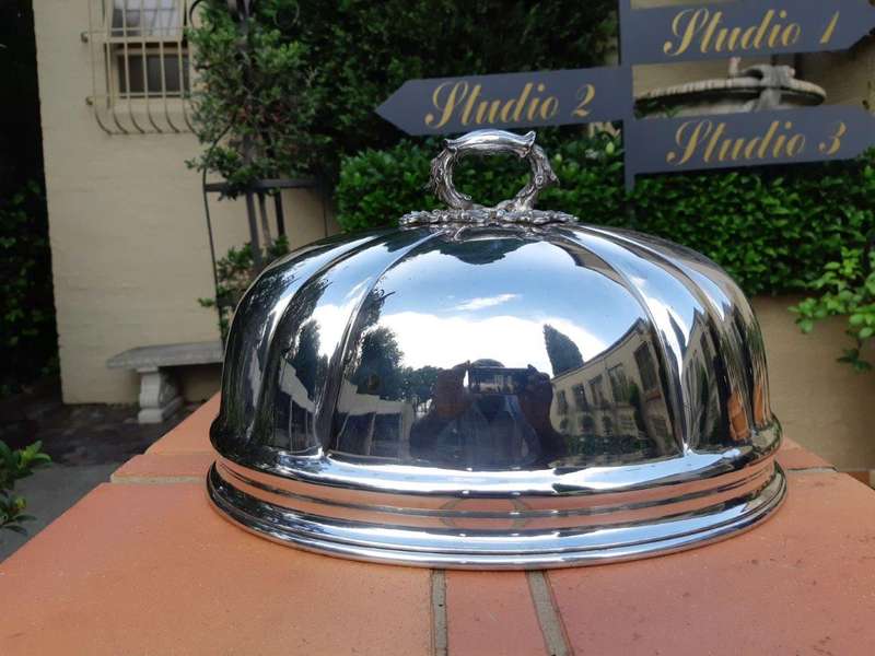 Silver Plate Food Dome