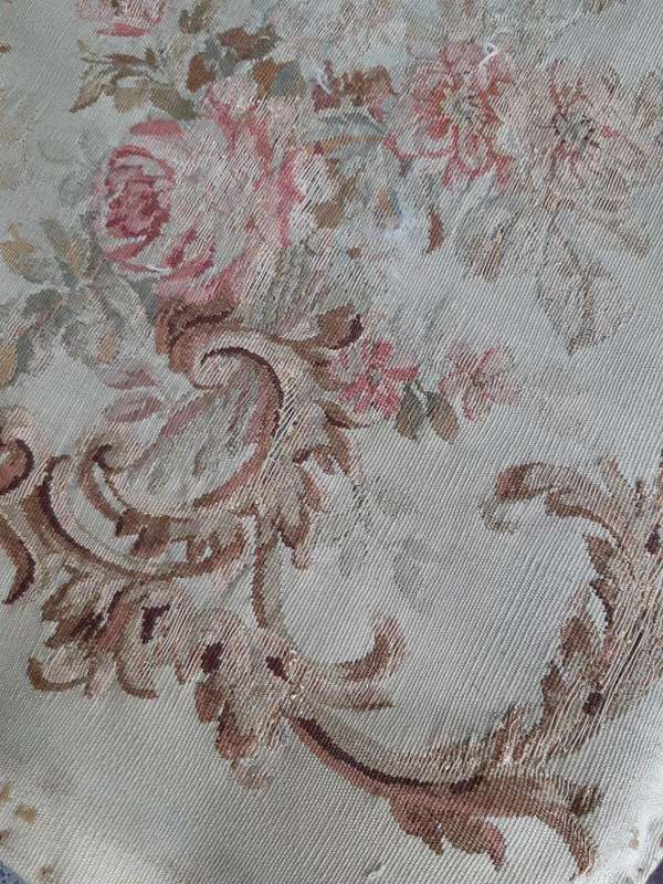 Antique tapestry fragments hand loomed
