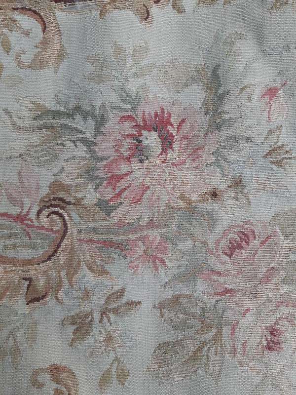 Antique tapestry fragments hand loomed