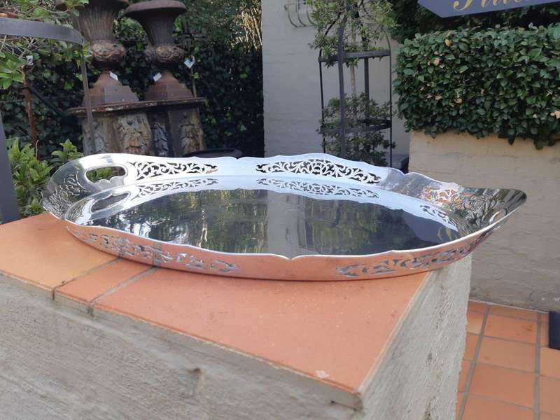 A Silverplate  Gallery Tray