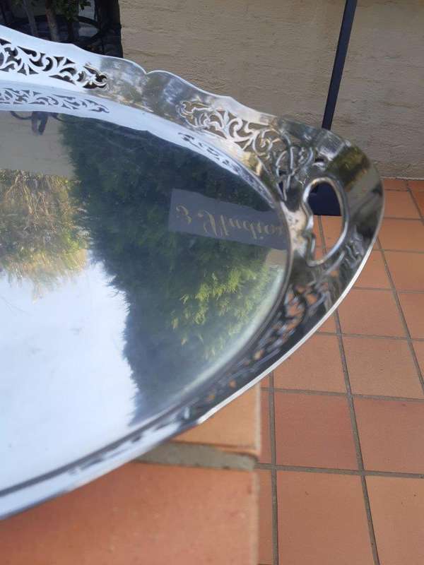 A Silverplate  Gallery Tray