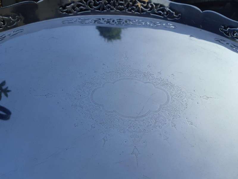 A Silverplate  Gallery Tray