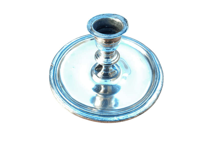 Old Sheffield Plate Candle Holder