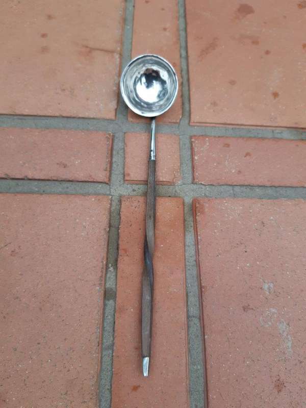A George III Silver Toddy Ladle  London 1799. Maker Elizabeth Morley