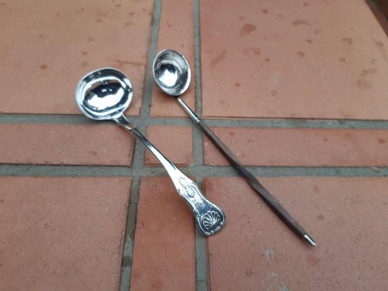 A George III Silver Toddy Ladle  London 1799. Maker Elizabeth Morley